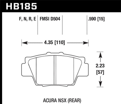 Hawk HP+ Street Brake Pads-Brake Pads - Performance-Hawk Performance
