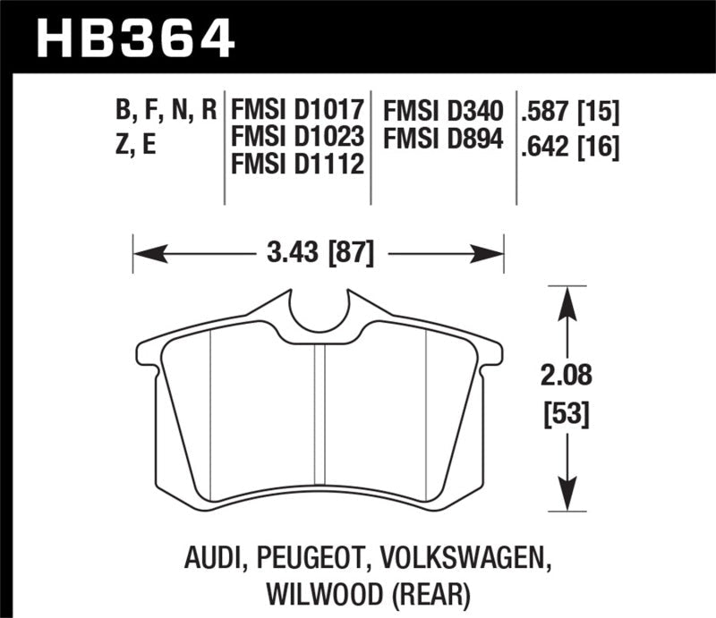 Hawk HPS Street Brake Pads-Brake Pads - Performance-Hawk Performance
