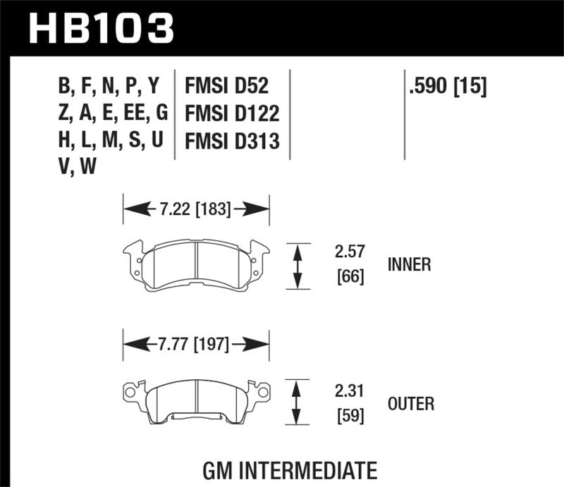 Hawk HPS Street Brake Pads-Brake Pads - Performance-Hawk Performance