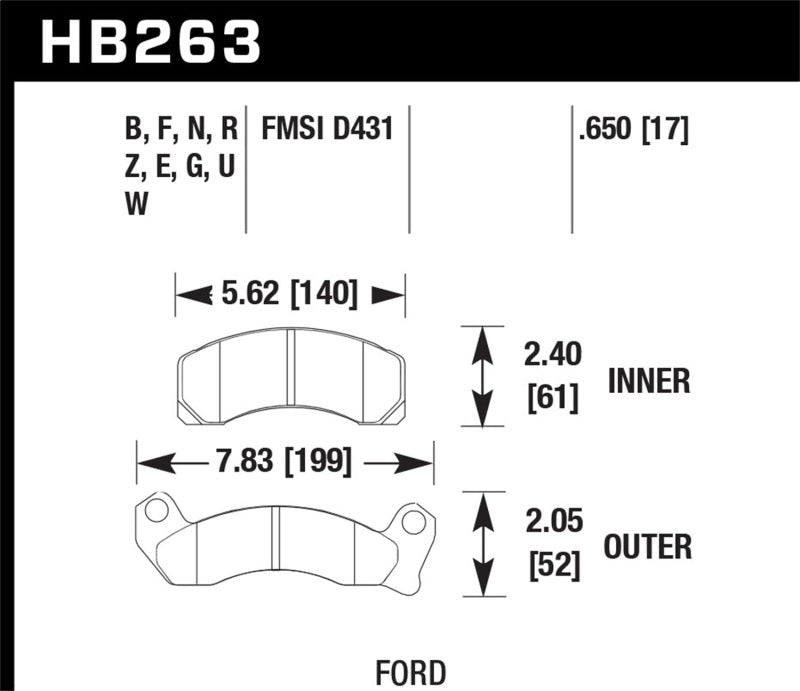 Hawk HPS Street Brake Pads-Brake Pads - Performance-Hawk Performance