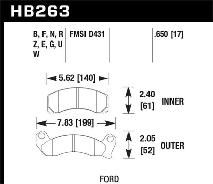 Hawk HPS Street Brake Pads-Brake Pads - Performance-Hawk Performance