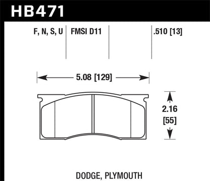 Hawk HPS Street Brake Pads-Brake Pads - Performance-Hawk Performance