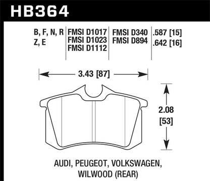 Hawk HPS Street Brake Pads-Brake Pads - Performance-Hawk Performance