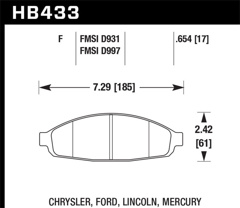 Hawk HPS Street Brake Pads-Brake Pads - Performance-Hawk Performance