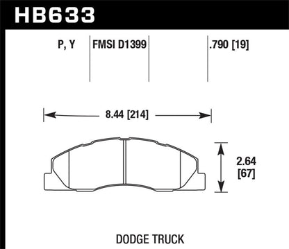 Hawk LTS Street Brake Pads-Brake Pads - OE-Hawk Performance