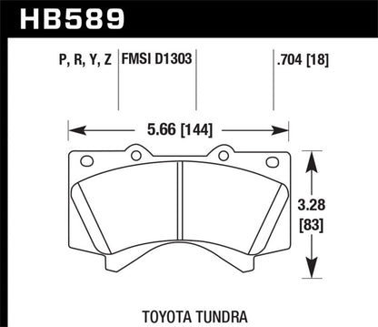 Hawk LTS Street Brake Pads-Brake Pads - OE-Hawk Performance