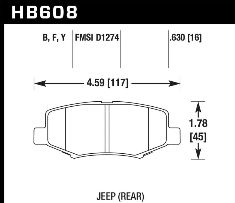 Hawk LTS Street Brake Pads-Brake Pads - OE-Hawk Performance