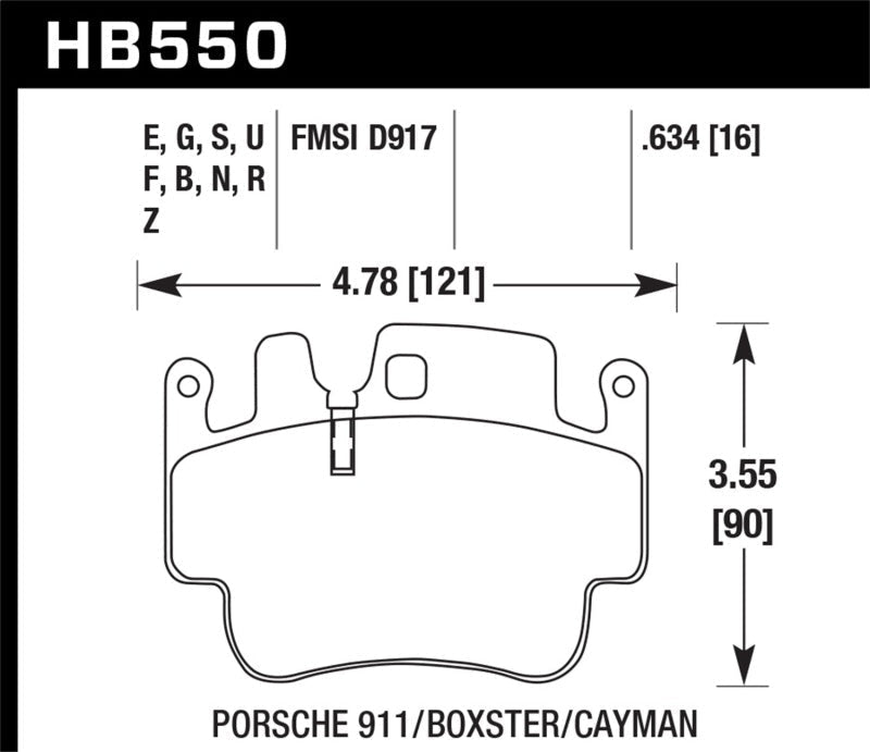 Hawk Performance Ceramic Street Brake Pads-Brake Pads - Performance-Hawk Performance