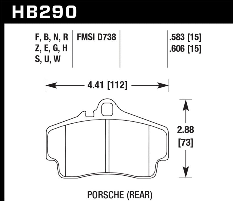 Hawk Performance Ceramic Street Brake Pads-Brake Pads - Performance-Hawk Performance