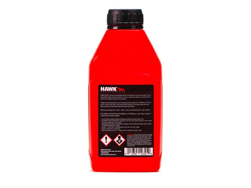Hawk Performance Street DOT 4 Brake Fluid - 500ml Bottle-Brake Fluid-Hawk Performance