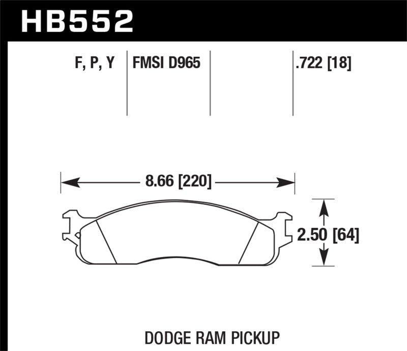 Hawk Super Duty Street Front Brake Pads-Brake Pads - Performance-Hawk Performance
