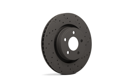 Hawk Talon 2007 Ford Expedition Drilled and Slotted Front Brake Rotor Set-Brake Rotors - Slot & Drilled-Hawk Performance