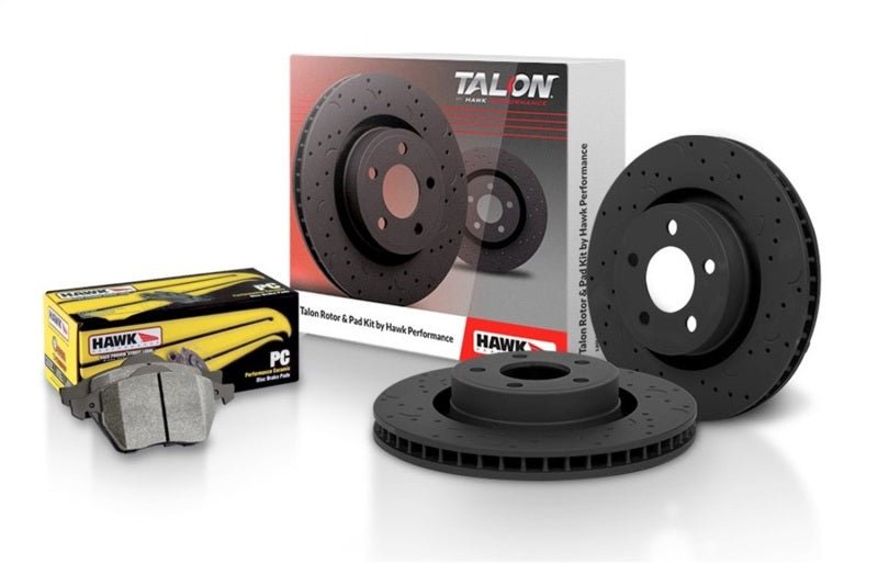 HAWK Talon Rotors-Brake Rotors - Slot & Drilled-Hawk Performance