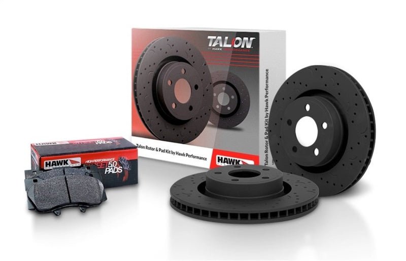 HAWK Talon Rotors-Brake Rotors - Slot & Drilled-Hawk Performance