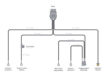 HD Relay: Light Bar - Relay Harnesses - Morimoto