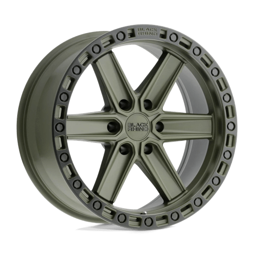 Black Rhino HENDERSON Olive Drab Green W/ Black Ring 17x9 0 6x135mm 87.1mm