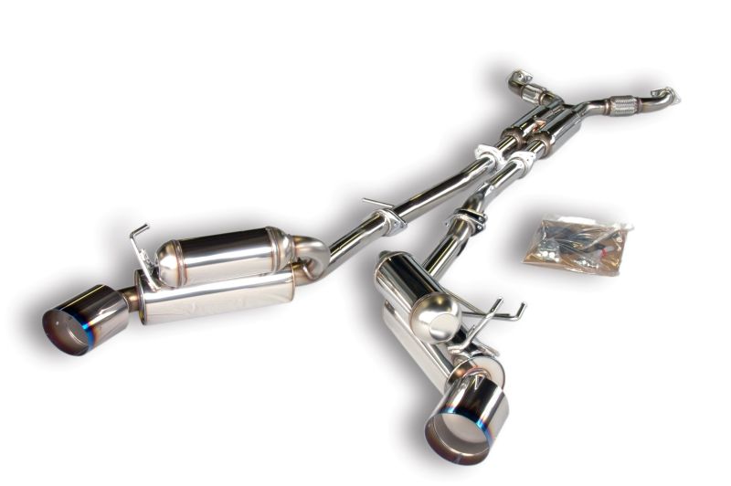 HKS 03-06 350z Dual Hi-Power Ti Tip Catback Exhaust (SUS304 NO COATING)-Catback-HKS