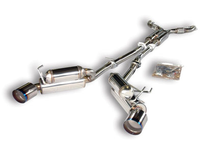 HKS 03-06 350z Dual Hi-Power Ti Tip Catback Exhaust (SUS304 NO COATING)-Catback-HKS