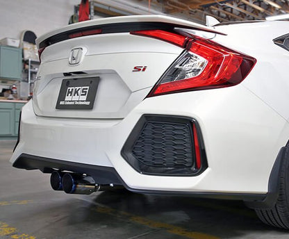 HKS 17+ Honda Civic Si Sedan (FC) Hi - Power Muffler Exhaust - Catback - HKS