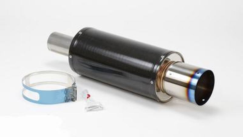 HKS Universal Carbon-Ti Cat-back Exhaust - 170mm Shell/75mm Diameter-Catback-HKS