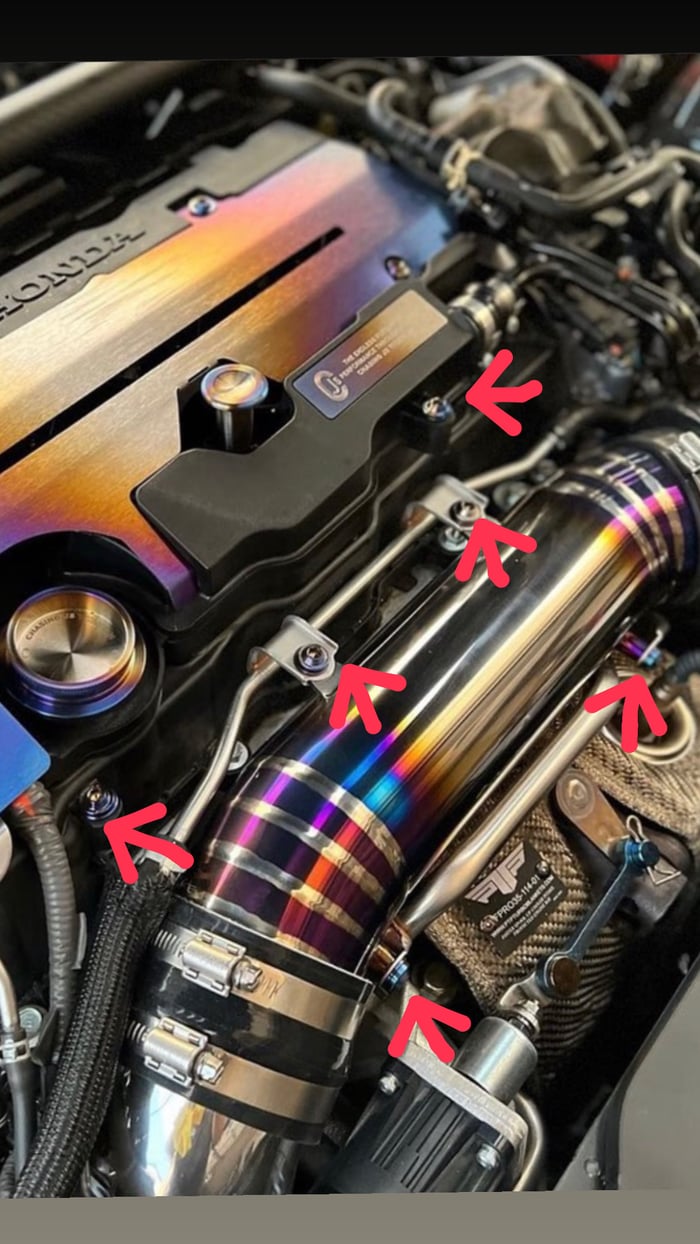 Chasing JS FK8 Engine Accessories Hardware Kit