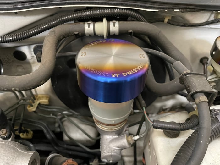 Chasing JS Honda Titanium Brake Master Cover