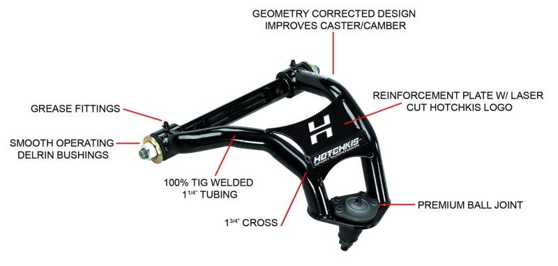 Hotchkis 64-72 GM A-Body Upper A-Arms-Suspension Arms & Components-Hotchkis