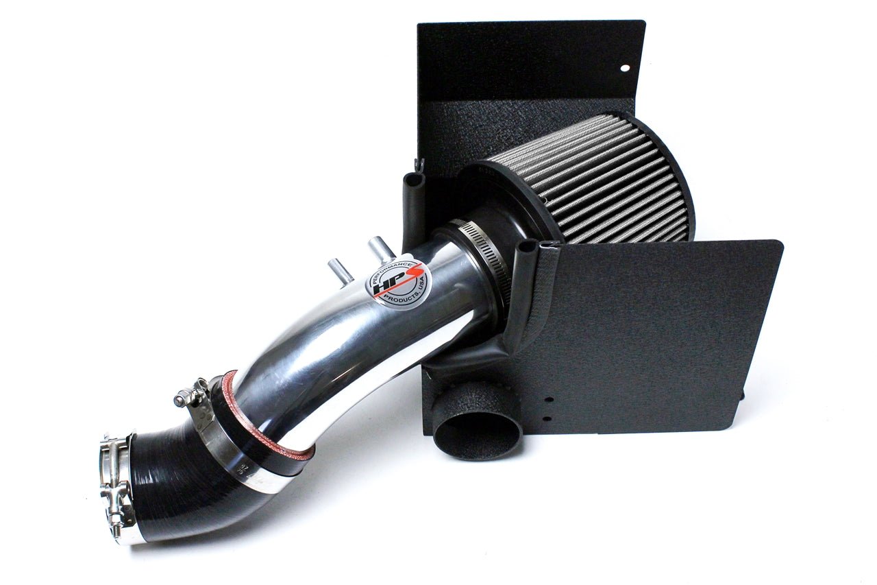 HPS Shortram Air Intake Kit 2010 - 2013 Kia Forte Koup 2.4L, Includes Heat Shield, Polish Air Intake Kit