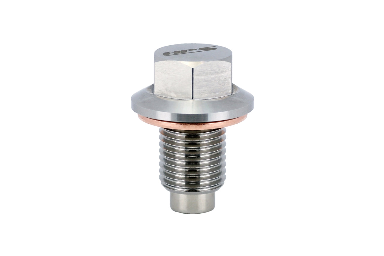 HPS Performance Stainless Steel Magnetic Oil Drain Plug Bolt