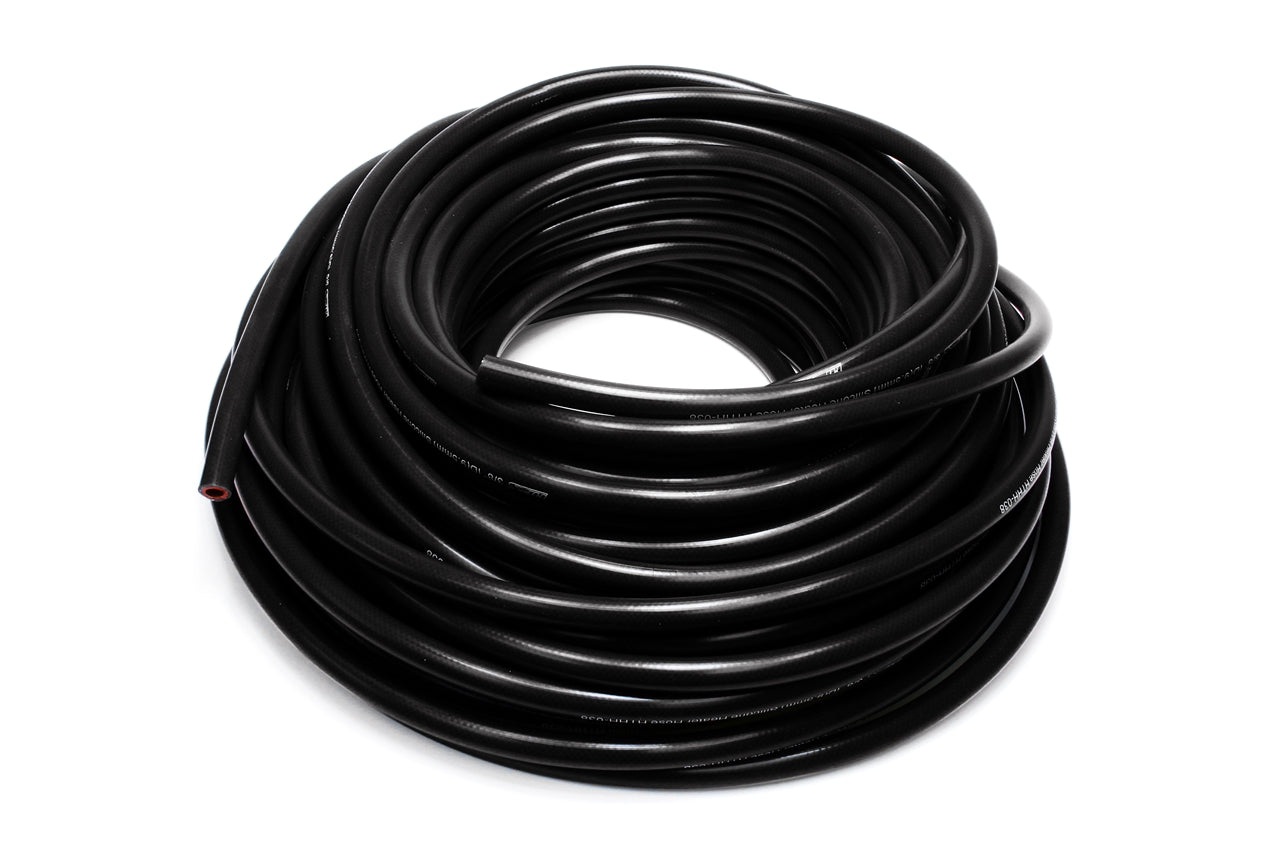 HPS 3/8 inch Black Silicone Heater Hose Tubing Coolant Overflow Air Tube High Temp Reinforced 9.5mm HTHH-038-BLK