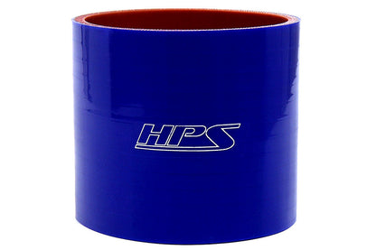 HPS 3.25 inch High Temp 4-ply Reinforced Blue Silicone Straight Coupler 1 Foot Coolant Tube Hose 83mm HTST-325-BLUE