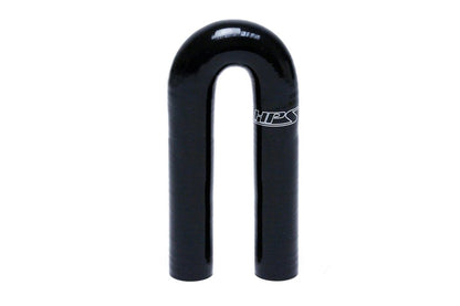 HPS High Temp 4-ply Reinforced 180 Degree U Bend Elbow Coupler Radiator Coolant Heater Hose Black