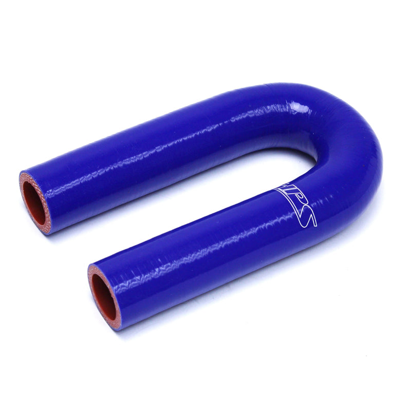 HPS 7/8" Silicone 180 Degree U Bend Elbow Coupler Hose, High Temp 4-ply Reinforced (22mm ID)