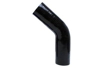 HPS 2-1/4 2.25 inch Black Silicone 45 Degree Elbow Coupler Hose High Temp Reinforced 57mm HTSEC45-225-BLK