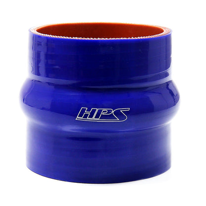 HPS 7/8" inch high temp 4-ply Reinforced Silicone Hump Coupler CAC hose Bellow Radiator Blue HTSHC-087-L6-BLUE 22mm