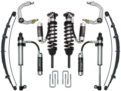 ICON 05 - 15 Toyota Tacoma 0 - 3.5in/16 - 17 Toyota Tacoma 0 - 2.75in Stage 9 Suspension System w/Billet Uca Coilovers