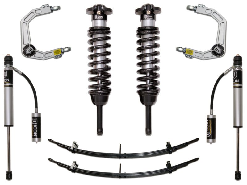 ICON 05 - 15 Toyota Tacoma 0 - 3.5in/2016+ Toyota Tacoma 0 - 2.75in Stg 3 Suspension System w/Billet Uca Coilovers