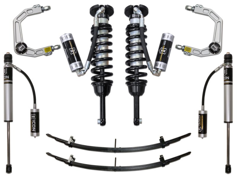ICON 05 - 15 Toyota Tacoma 0 - 3.5in/2016+ Toyota Tacoma 0 - 2.75in Stg 4 Suspension System w/Billet Uca Coilovers
