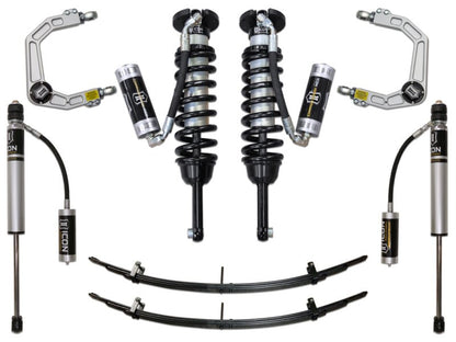 ICON 05 - 15 Toyota Tacoma 0 - 3.5in/2016+ Toyota Tacoma 0 - 2.75in Stg 4 Suspension System w/Billet Uca Coilovers