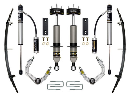 ICON 05 - 22 Toyota Tacoma 0 - 2in Stage 3 Exp Suspension System Billet Coilovers