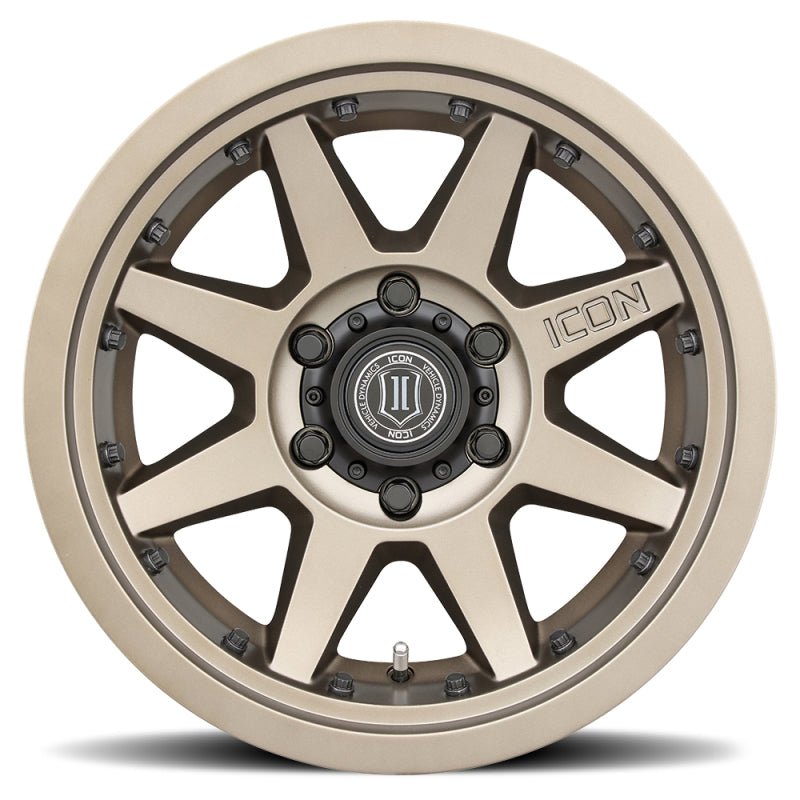 ICON Rebound Pro 17x8.5 5x150 25mm Offset 5.75in BS 110.1mm Bore Bronze Wheel-Wheels - Cast-ICON