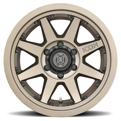 ICON Rebound Pro 17x8.5 5x150 25mm Offset 5.75in BS 110.1mm Bore Bronze Wheel-Wheels - Cast-ICON
