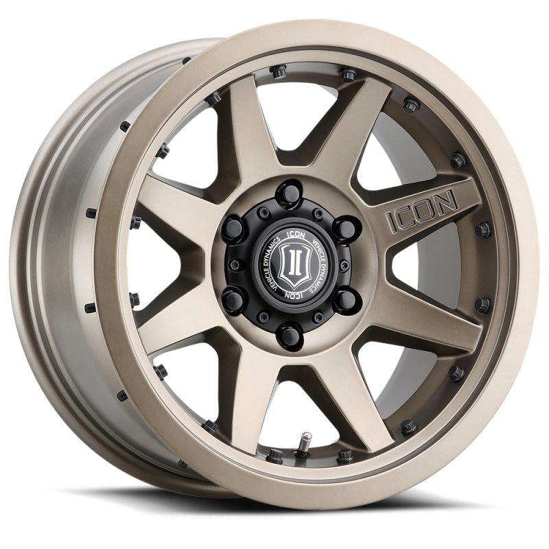 ICON Rebound Pro 17x8.5 5x150 25mm Offset 5.75in BS 110.1mm Bore Bronze Wheel-Wheels - Cast-ICON