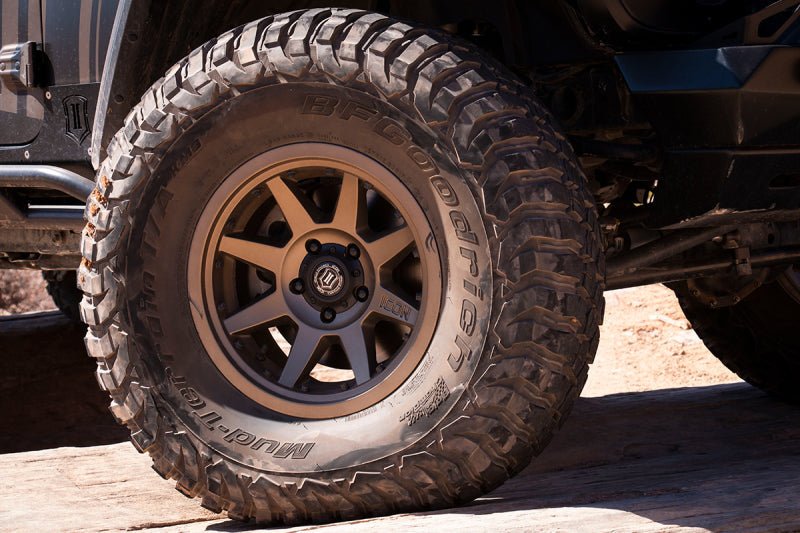 ICON Rebound Pro 17x8.5 5x150 25mm Offset 5.75in BS 110.1mm Bore Bronze Wheel-Wheels - Cast-ICON