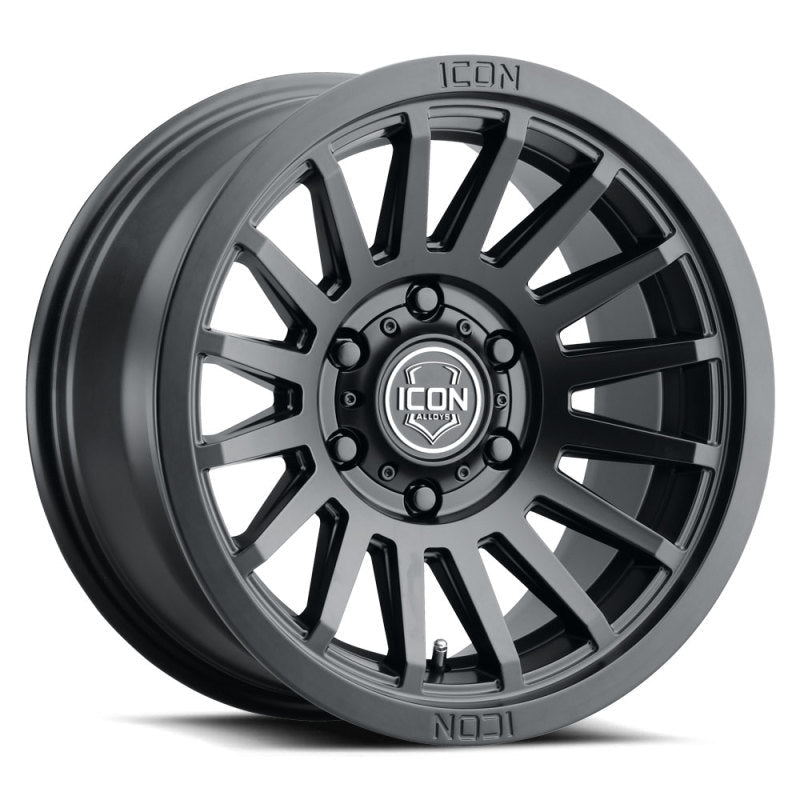 ICON Recon SLX 18x9 5x150 BP 25mm Offset 6in BS 110.1mm Hub Bore Satin Black Wheel-Wheels - Cast-ICON