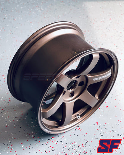 VOLK RACING TE37 SAGA S PLUS 17x9.0 +35 BRONZE ALMITE ** SF SPEC **