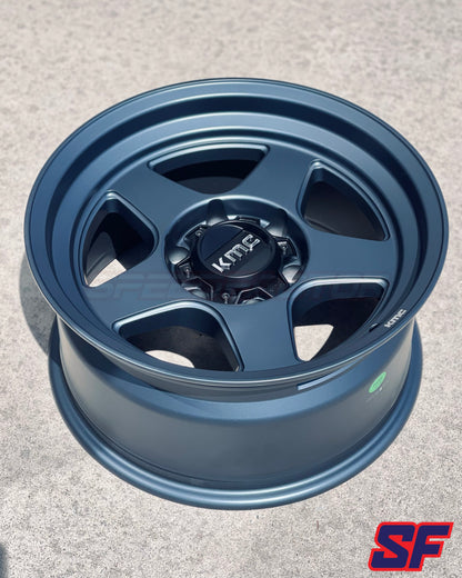 KMC KM728 LOBO 17X8.5 -10 6X139.7 METALLIC BLUE