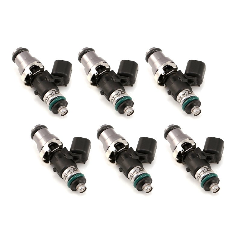 Injector Dynamics 1340cc Injectors - 48mm Length - 14mm Grey Top - 14mm Lower O - Ring (Set of 6) - Fuel Injector Sets - 6Cyl - Injector Dynamics