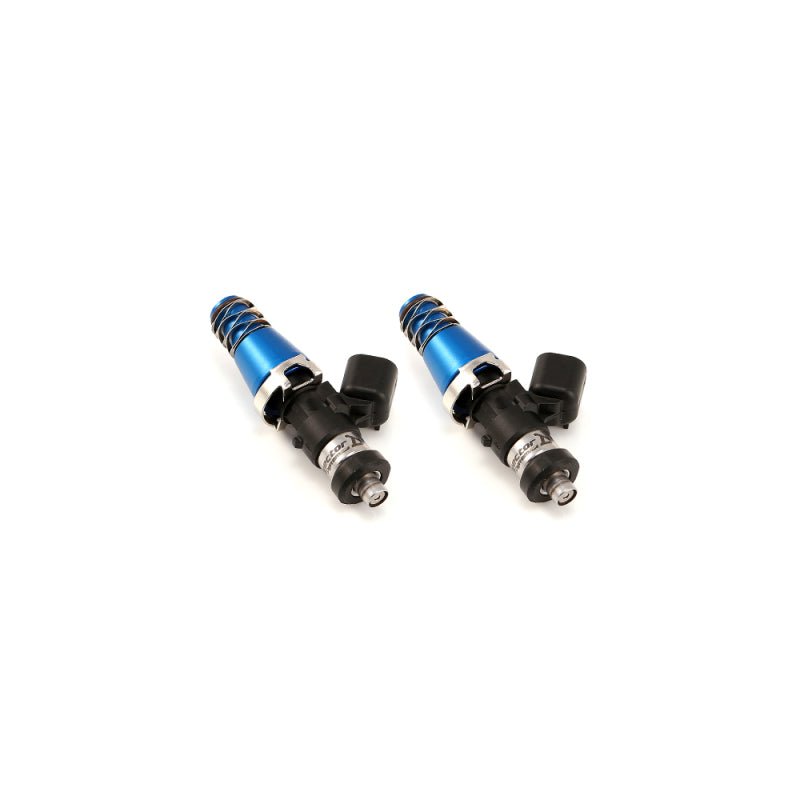 Injector Dynamics ID1050X Injectors 11mm (Blue) Adaptors Denso Lower Cushions (Set of 2) - Fuel Injector Sets - 2Cyl - Injector Dynamics