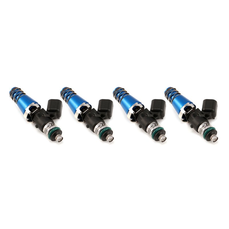 Injector Dynamics ID1050X Injectors 11mm (Blue) Adaptors (Set of 4) - Fuel Injector Sets - 4Cyl - Injector Dynamics